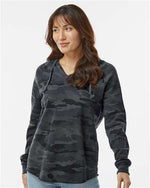 Independent Trading Company - Women’s Lightweight California Wave Wash Hooded Sweatshirt