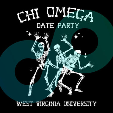 Halloween Date Party Skeletons