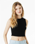 BELLA + CANVAS - Women's Micro Rib Muscle Crop Tank