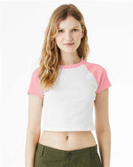 BELLA + CANVAS - Women's Micro Rib Raglan Baby Tee