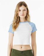 BELLA + CANVAS - Women's Micro Rib Raglan Baby Tee