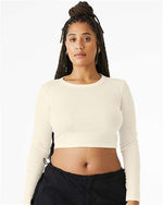 BELLA + CANVAS - Women's Micro Rib Long Sleeve Baby Tee