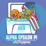 Puppies Cooler Flag