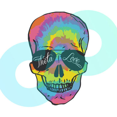 Tie Dye Skull