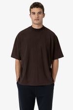 Los Angeles Apparel Oversized Short Sleeve High Mockneck T-Shirt