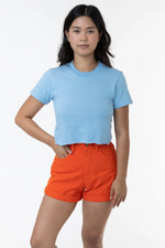 Los Angeles Apparel Fine Jersey Crop Top