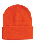 Sportsman - 12" Solid Cuffed Beanie