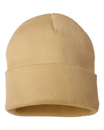 Sportsman - 12" Solid Cuffed Beanie