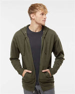 Independent Trading Company - Midweight Full-Zip Hooded Sweatshirt