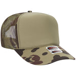 OTTO CAP 5 Panel High Crown Mesh Back Trucker Hat