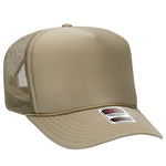 OTTO CAP 5 Panel High Crown Mesh Back Trucker Hat