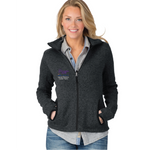 NYU Langone Ladies Charles River Heathered Fleece Jacket