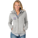 NYU Langone Ladies Charles River Heathered Fleece Jacket