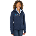 Mount Sinai Ladies Charles River Heathered Fleece Jacket