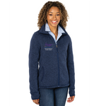 NYU Langone Ladies Charles River Heathered Fleece Jacket