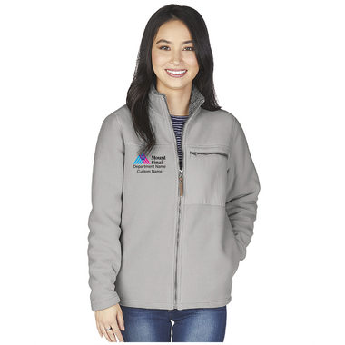 Mount Sinai Ladies Charles River Jamestown Fuzzy Fleece Jacket