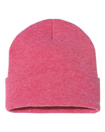 Sportsman - 12" Solid Cuffed Beanie