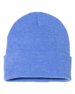 Sportsman - 12" Solid Cuffed Beanie