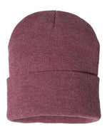 Sportsman - 12" Solid Cuffed Beanie