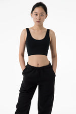 Los Angeles Apparel Cotton Spandex Tank Crop Top