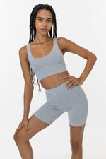 Los Angeles Apparel Cotton Spandex Tank Crop Top