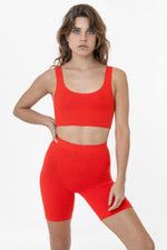 Los Angeles Apparel Cotton Spandex Tank Crop Top