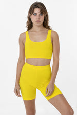 Los Angeles Apparel Cotton Spandex Tank Crop Top