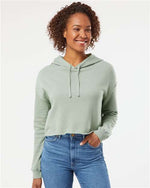 Independent Trading Company - Women’s Lightweight Crop Hooded Sweatshirt