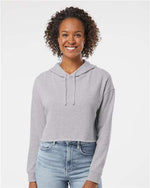 Independent Trading Company - Women’s Lightweight Crop Hooded Sweatshirt