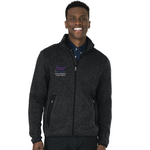 NYU Langone Men's Charles River Heathered Fleece Jacket