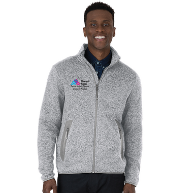 Mount Sinai Men's Charles River Heathered Fleece Jacket