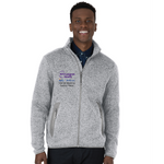 NYU Langone Men's Charles River Heathered Fleece Jacket