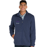 NYU Langone Men's Charles River Heathered Fleece Jacket