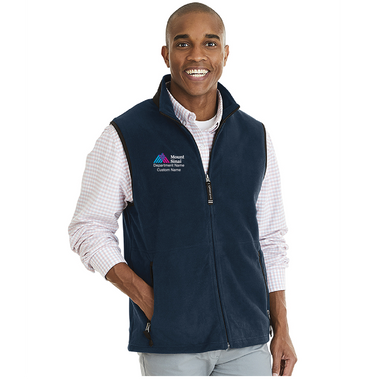 Mount Sinai Men's Charles River Ridgeline Fleece Vest