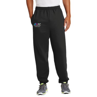 Mount Sinai Pocketed Sweatpants with Elastic Cuffs