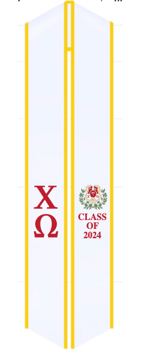 University of Delaware Chi Omega Senior Stole