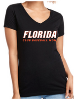 Florida Club Baseball Mom V-Neck