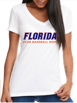 Florida Club Baseball Mom V-Neck