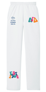 WKU AGD Open Bottom Sweatpants with Pockets