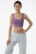 Los Angeles Apparel Cotton Spandex Tank Crop Top