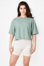 Los Angeles Apparel Oversize Crop Tee