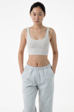 Los Angeles Apparel Cotton Spandex Tank Crop Top