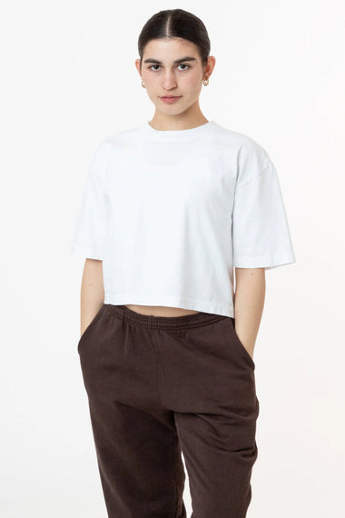 Los Angeles Apparel Oversize Crop Tee