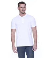 StarTee Men's CVC Henley T-Shirt