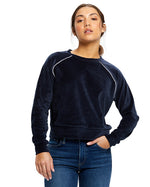 US Blanks Ladies' Velour Cropped Fleece