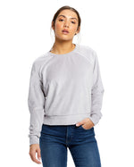 US Blanks Ladies' Velour Cropped Fleece