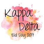 Kappa Delta Watercolor