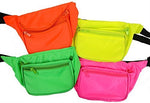 Three Pocket Nylon Fanny Pack