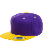 Flat Brim Snapback Cap