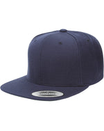 Flat Brim Snapback Cap